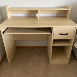 PENDING**Small Desk natural wood color