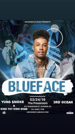 BLUEFACE TICKETS FEB 24TH @ PRESSROOM