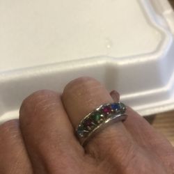 10 Kt Mothers Ring Size 6 To 61-2