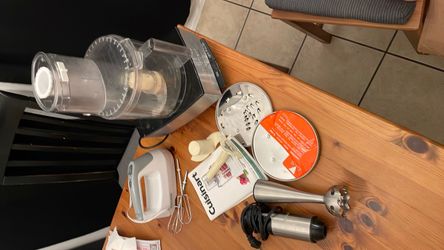 Cuisinart mixer and stick immersion blender, black and decker hand mixer