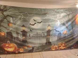 Halloween backdrop