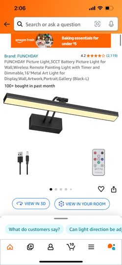 Picture Light 16”