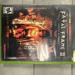 Fatal Frame Two For Original Xbox “ Rare”