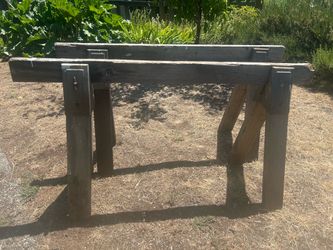 Pair of sawhorses