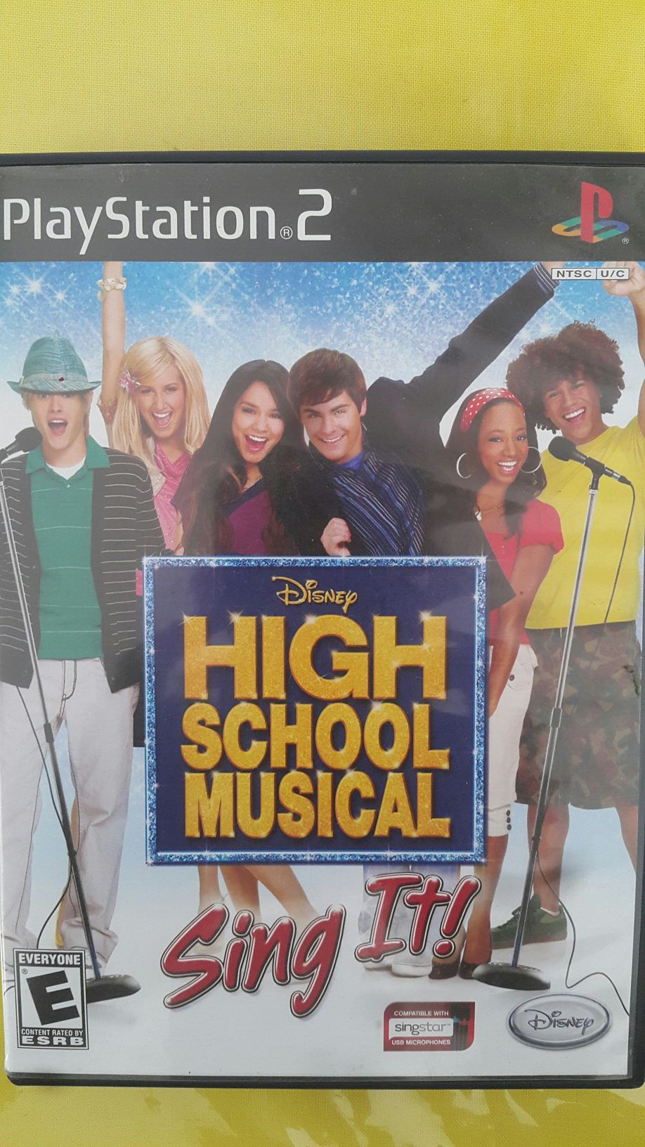 DISNEY HIGH SCHOOL MUSICAL SING IT FOR PS2