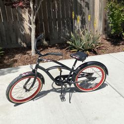 $150 Electra bike with white flames
