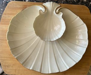 Vintage Lenox Aegean Seashell Serving Dish – $40