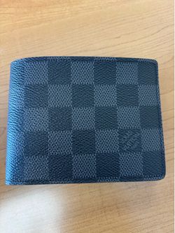 LV wallet graphite