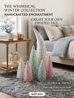 🎄 Flora & Frost Christmas Tree Set – $15