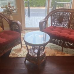 Pier 1-  3 Piece Wicker Set 