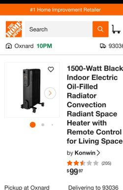 Space Heater With Remote Control