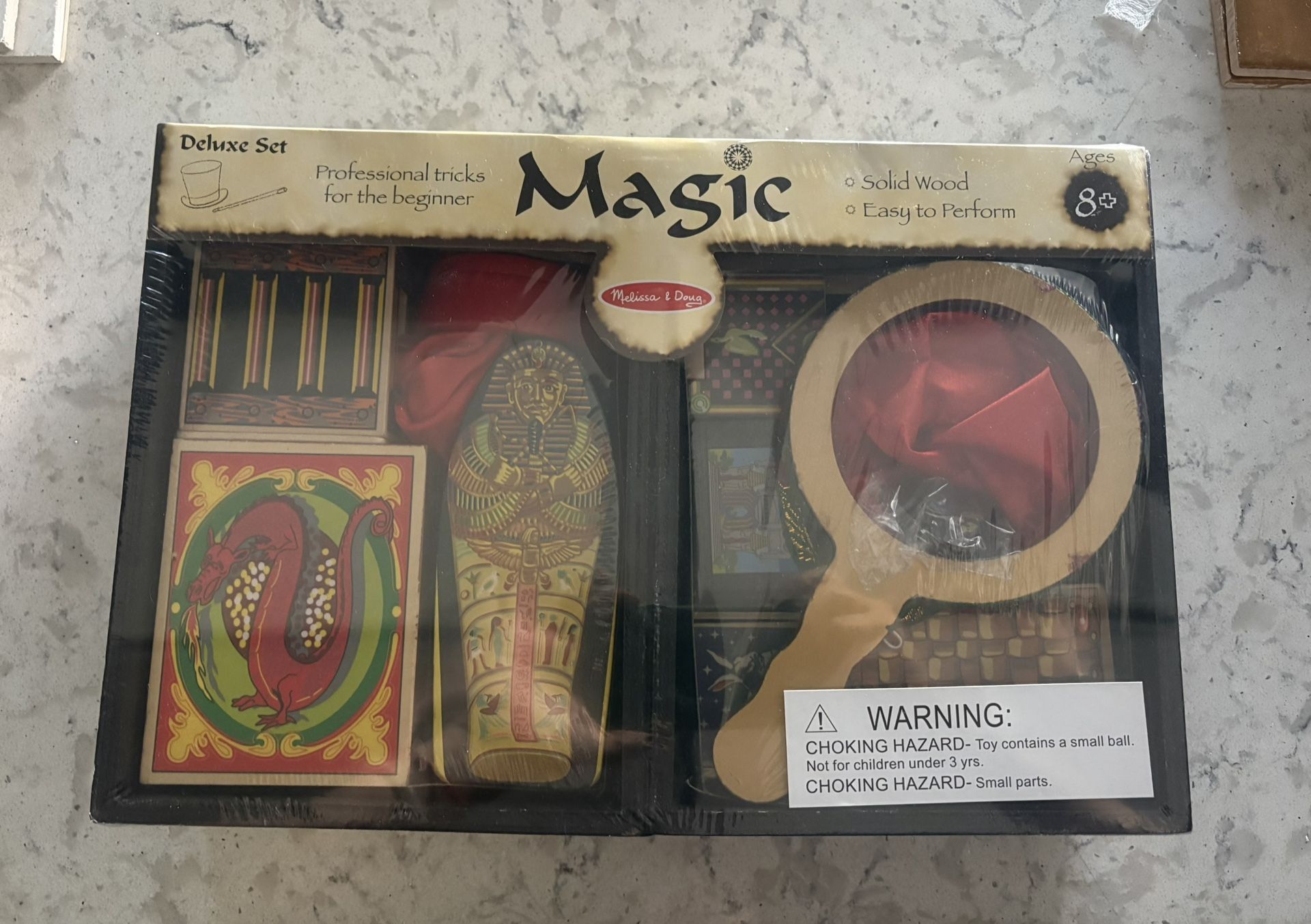 NEW IN BOX Melissa And Doug SOLID WOOD Magic Deluxe Set Kids Toys