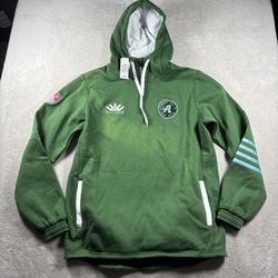 Paladin Sweatshirt Men’s XL Green Rugby Atlanta Hoodie Pullover Faded NWT #3104