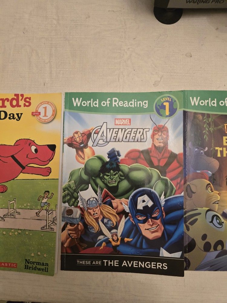 Kids Educational 3 Books New Scolastic Level 1