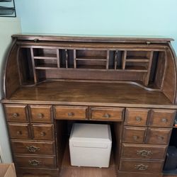 Antique Roll Top Desk