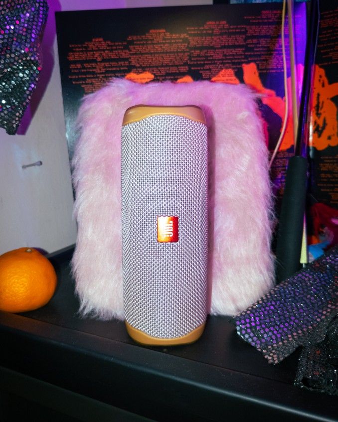 Pink JBL speaker