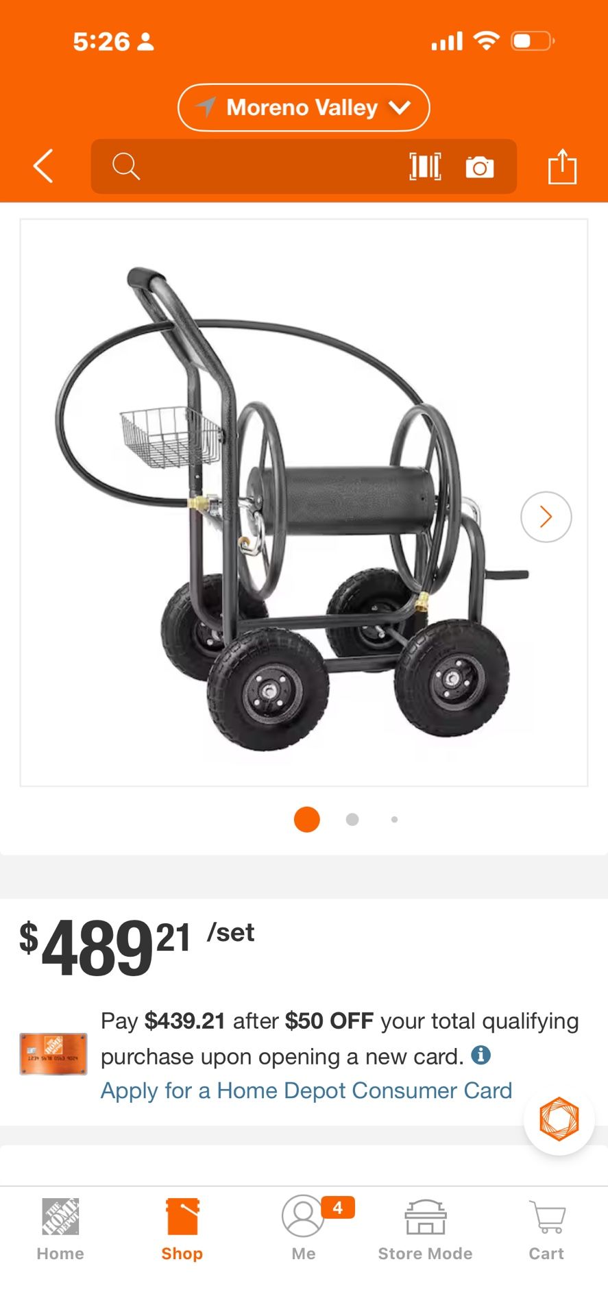 Hose Reel Cart