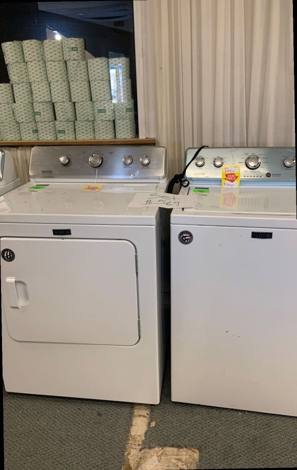 NEW MAYTAG WASHER AND DRYER MEDC465HW MVWC565FW for Sale in San Antonio