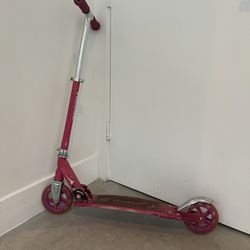 PINK ADJUSTABLE FOLDABLE RAZOR SCOOTER