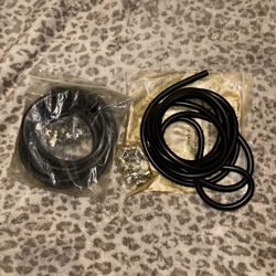 Black Wire Rope With Clamps 