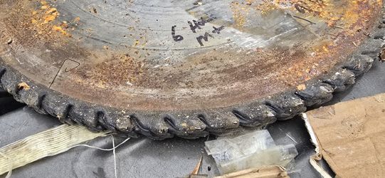 3x 6 hole Concrete circular Saw blades