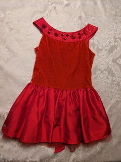 American Girl - - Joyful Jewels Dress, Girls Size 6, Red Rhinestones, Retired, 2016
