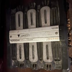 Kenwood 1000W Maximum Power Amplifier KAC-8101D