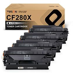 “New”Toner Cartridge Tensen 80 X  (4 Pack) Retail$89