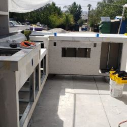 BBQ Islands, Fireplaces, Fire pits, Benches, DIY