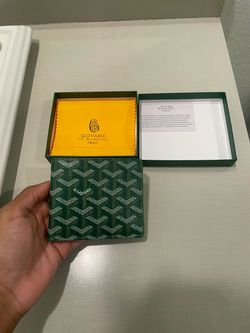 Goyard Bifold Wallet Green Goyardine
