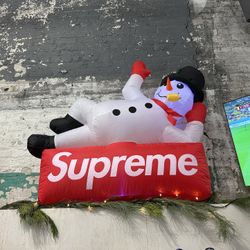 Supreme Inflatable Snowman With Box Logo