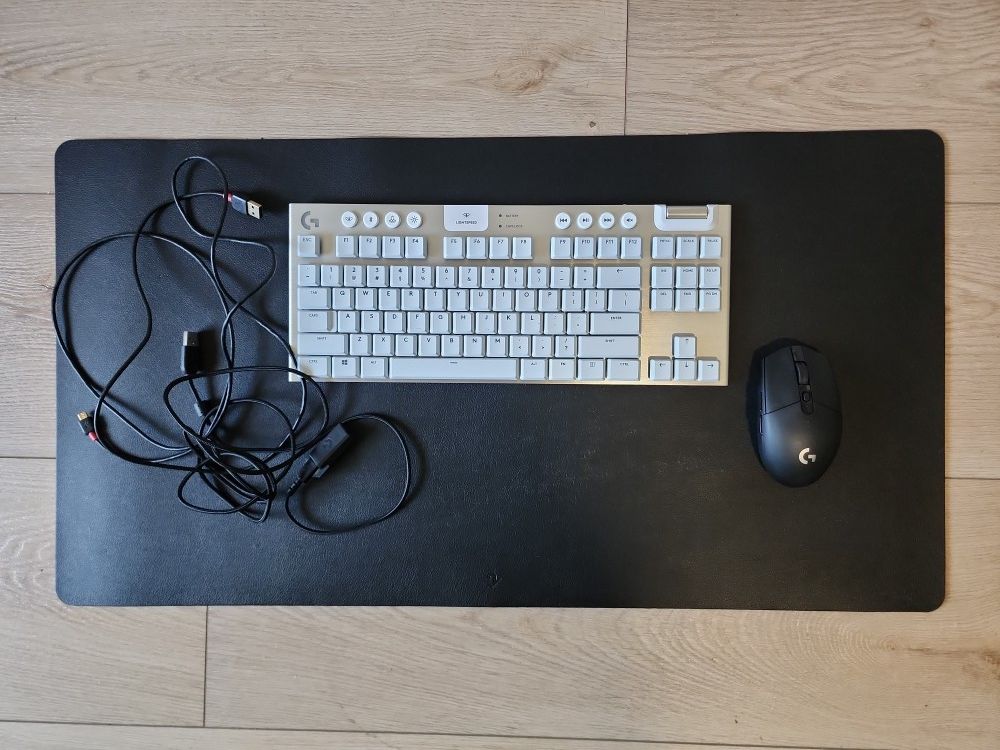 Mouse, Keyboard, and Mouse Pad