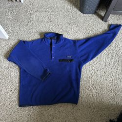 Blue Patagonia Synchilla Sweater
