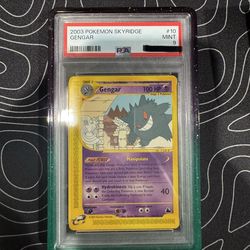 Pokemon Gengar PSA 9