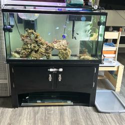 55-60 gal Fish Tank and stand. Comes With light,Filter and Heater!