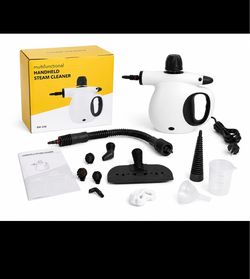 New Handheld Steam Cleaner (contact info removed) W Pressurized Steamer EM-338 12 Accessories