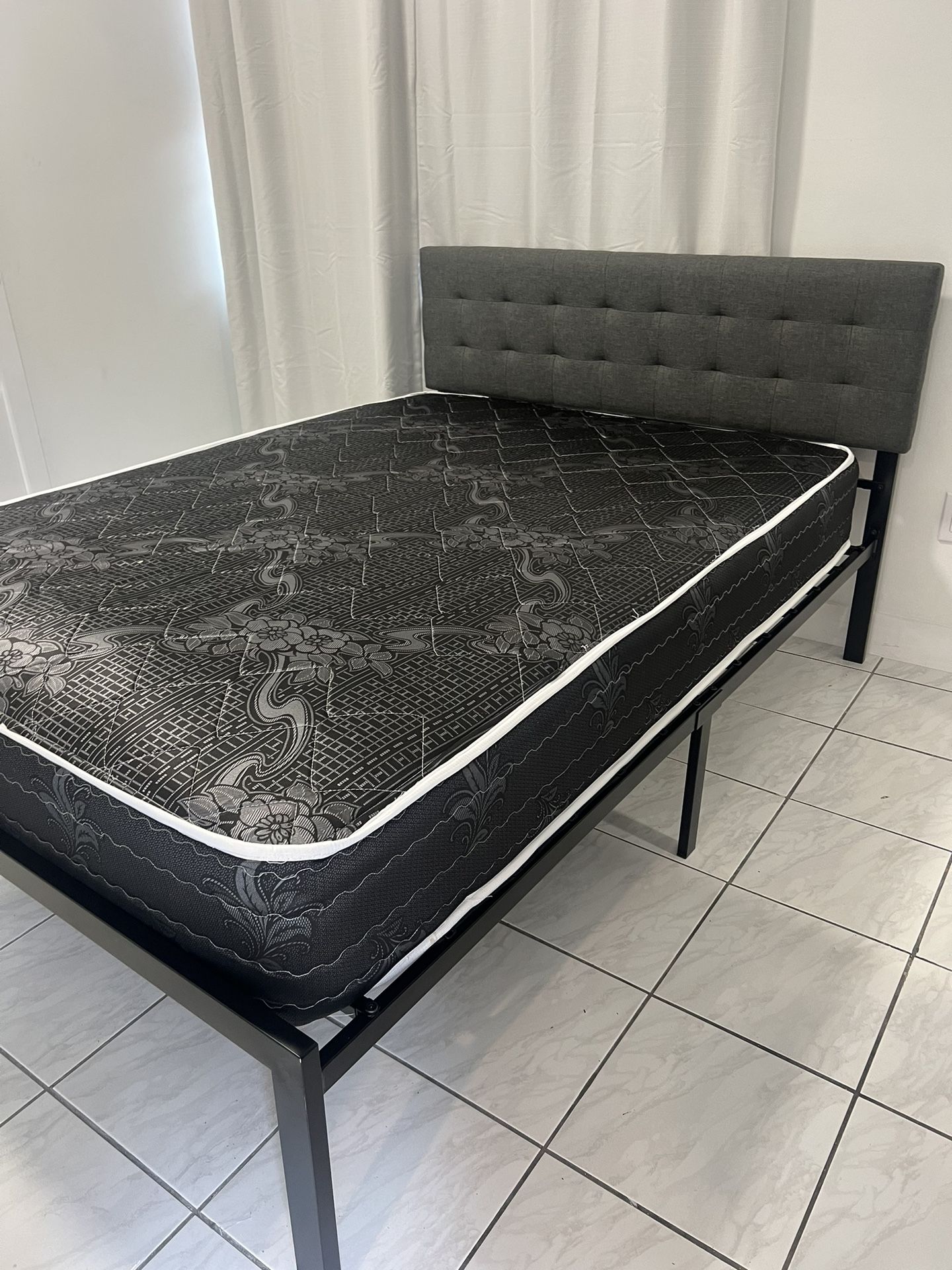 Full Size Bed Frame With Mattress All New Furniture And...