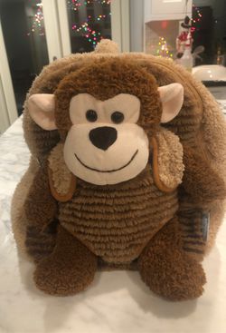 Monkey Bear plush toy backpack by Popatu