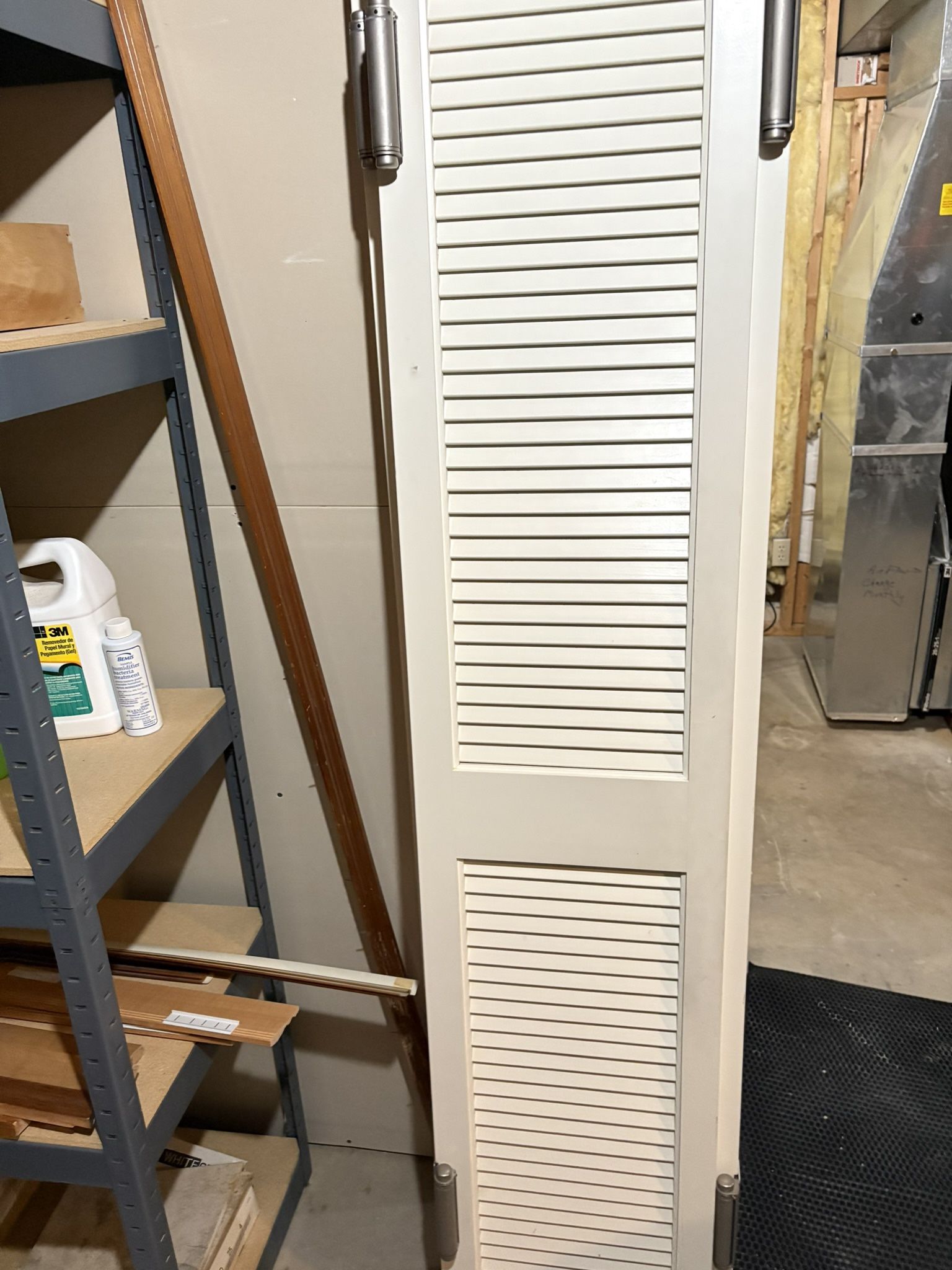 White Closet Swinging Saloon Doors