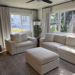 7th Avenue Modular Sofa + Loveseat + Ottoman – (Excellent Condition)