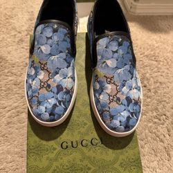 New GG Floral Guccisima Guci Slip On Shoes Women’s. Size 40, US 9.5-10
