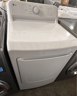 LG White Front-Load Dryer