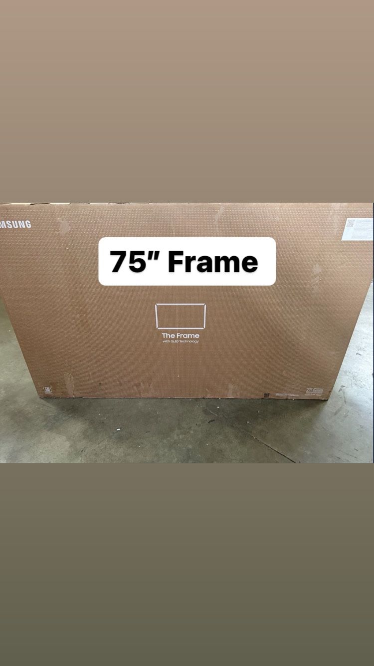 SAMSUNG 75-Inch Class QLED 4K The Frame LS03B Series, Quantum HDR, Art Mode, Anti-Reflection Matte Display, Smart TV w/