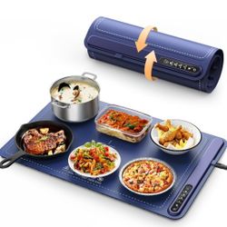 Food Warming Mat Blue