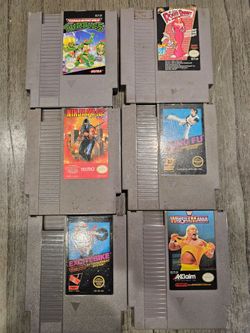 $80 for all 6 Nintendo NES Video Games