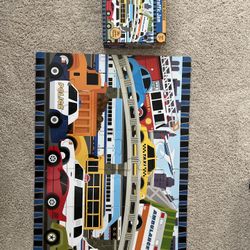 Melissa & Doug Traffic Jam Floor Puzzle