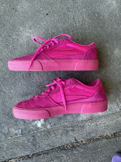 Pink sneakers
