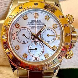 Rolex Daytona 116523 – Mother of Pearl Diamond Dial – Factory Dial