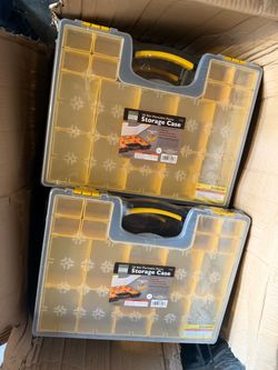 storage case 20 bin portable