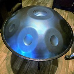 AS Teman 22" Royal Blue D Minor 10 Note Handpan Hang Drum